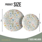 Earthtrends Petite Fleur Design Plates Combo Set 16/16.